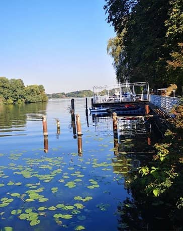 Seehotel Grunewald Berlin Blick auf den See