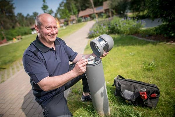 Mitarbeiter im Ferienzentrum Trassenmoor