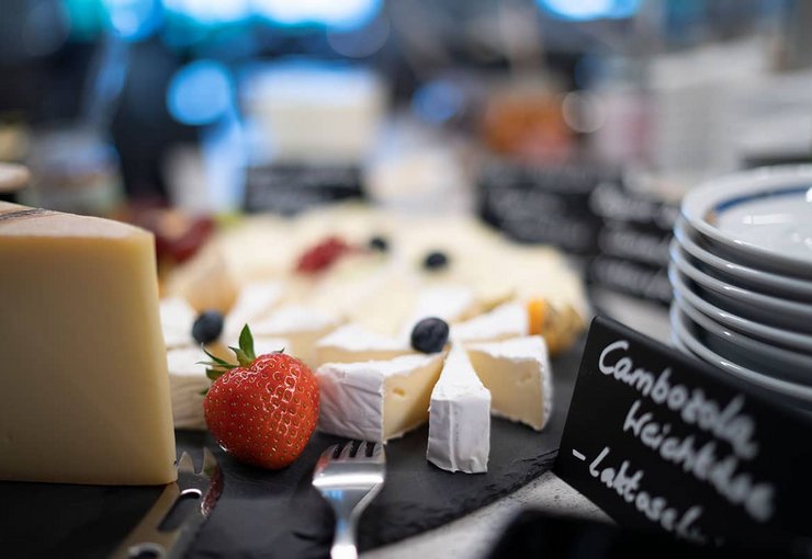 Frühstücksbuffet im Hotel Villa Halliger auf Rügen