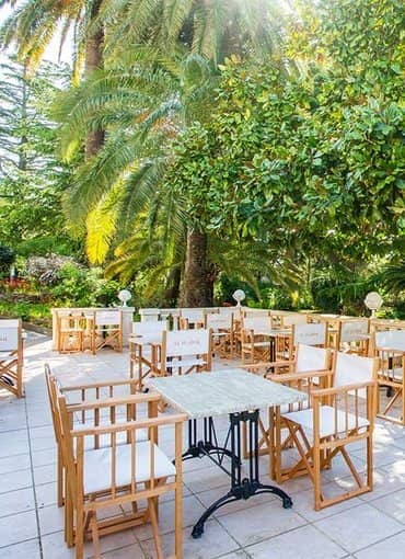 Schloss und Hotel Les Tourelles an der Côte d’Azur Restaurant Le Festival