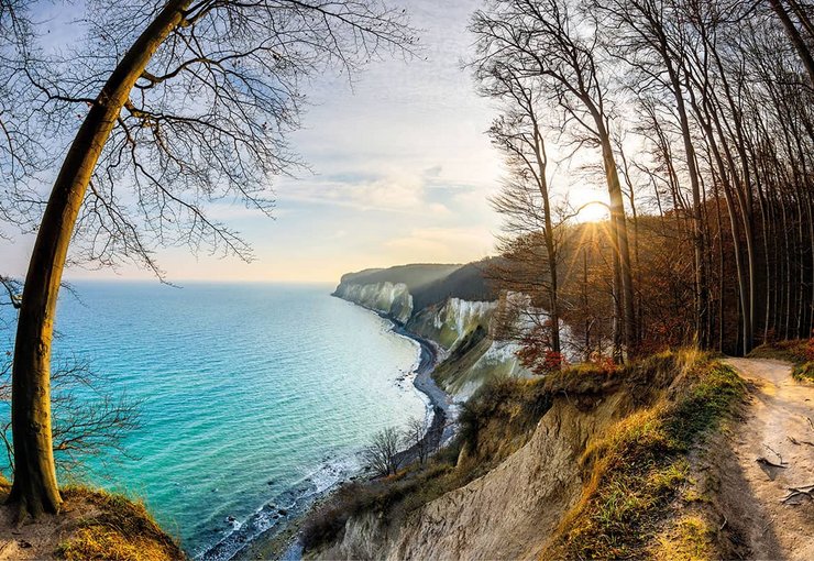 Kreideküste Panorama auf Rügen