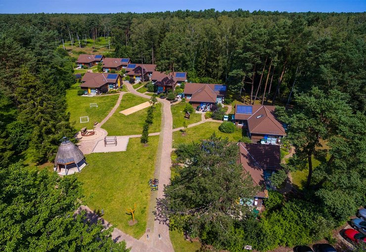 Ferienzentrum Trassenmoor Trassenheide Insel Usedom Luftbild