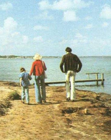 GEW-Geschichte Urlaubsbild mit Familie aus den sechziger Jahren