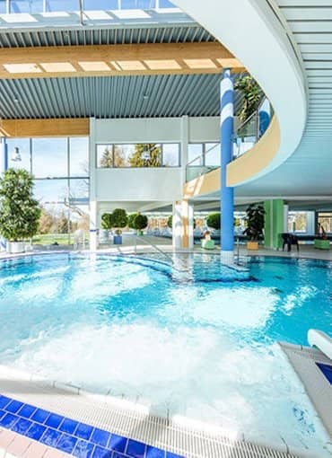 Hotel Das Allgäu Erlebnisbad Aquarosa Poollandschaft