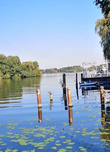 Seehotel Grunewald Berlin Blick auf den See