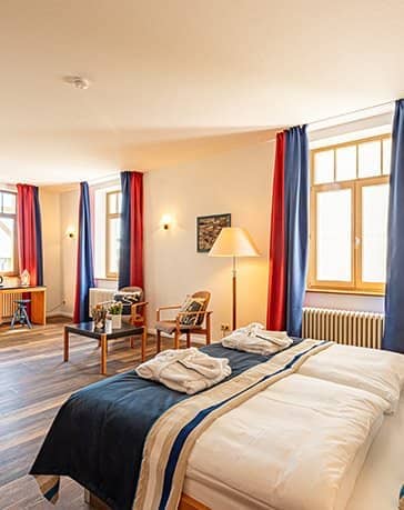 Doppelzimmer Nordperd im Hotel Villa Halliger auf Rügen