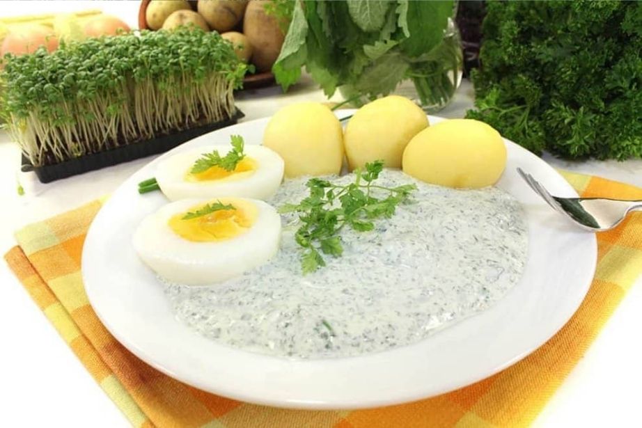 Frühlingsfrisch – Frankfurter Grüne Soße